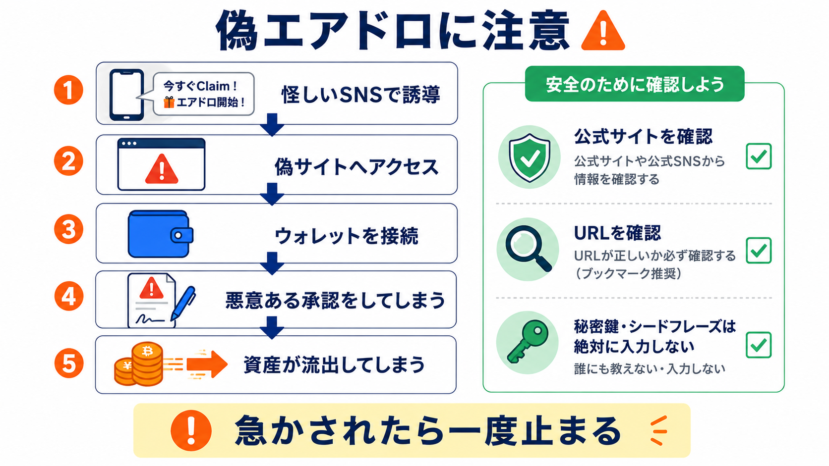 エアドロが1円もなくてもそのサービスを使いたいかという評価軸を示す図解