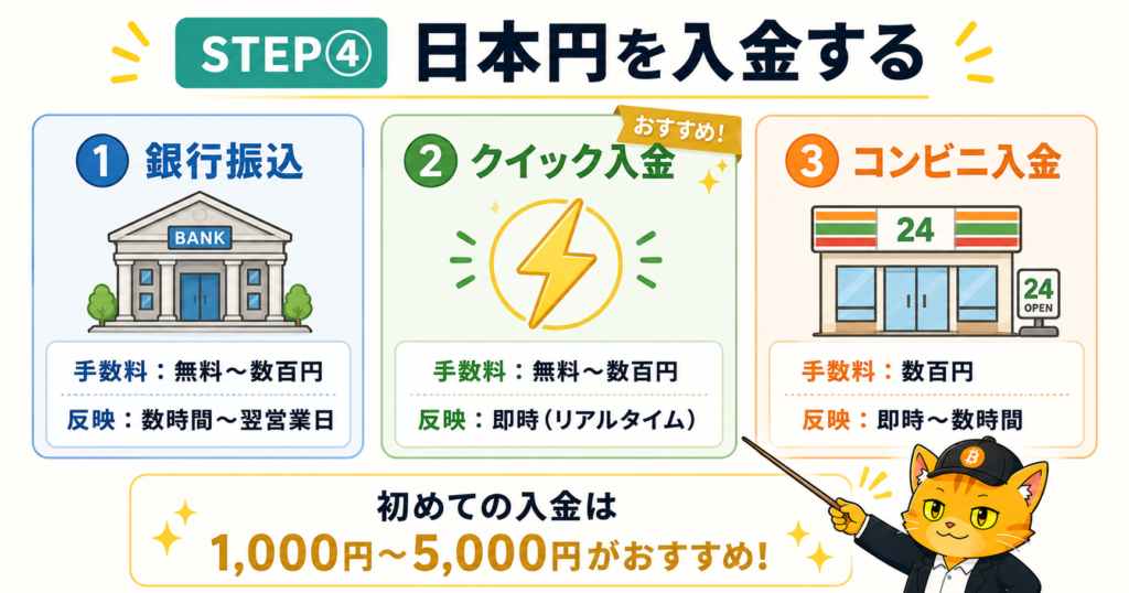 入金方法